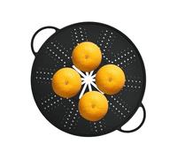 Protection anti-éclaboussures en silicone pour huile de cuisson de 25 à 30 cm, couvercle de seringue à graisse, pour cuisinière, cuisson, passoire alimentaire, cuisine, passoire et cuiseur vapeur