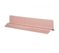Protection anti-éclaboussures en silicone réutilisable pour robinet, avec base ventouse, pour garder l'évier au sec, 58 x 10 x 9 cm (rose)