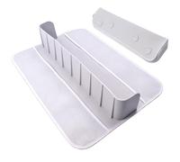Protection anti-éclaboussures pliable - Bord de baignoire en silicone - Protection anti-éclaboussures - Embout de baignoire flexible avec design pliable pour salle de bain d' - Barrière d'eau