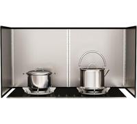 Protection anti-éclaboussures pliable en acier inoxydable 40 x 40 x 80 cm/60 x 50 x 90 cm - Protection anti-éclaboussures d'huile sur 4 côtés for poêles à frire(50x45x90cm)