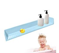 Protection anti-éclaboussures pour - Accessoire de salle de bain en silicone - Étagère de pour - Convient pour douche, salle de bain, lavabo, plan de travail, bureau et