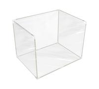 Protection anti-éclaboussures pour bac à litière - 61 x 45 x 45 cm PE + PVC, panneau de barrière d' , structure de contrôle des éclaboussures | Idéal pour la chambre à coucher et les toilettes