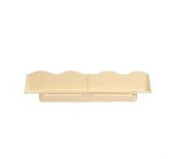 Protection anti-éclaboussures pour évier de cuisine avec porte-éponge - Déflecteur réglable pour évier de cuisine, salle de bain, buanderie (25 à 50 cm, beige)