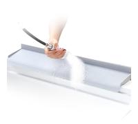 Protection anti-éclaboussures pour lavabo - Planche de maintien en silicone flexible - Butée antidérapante - Protection anti-éclaboussures - Comptoir, douche, salle de bain, garage, plan de travail