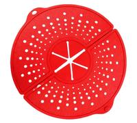 Protection anti-éclaboussures pour poêle à frire - Tapis de dessous de plat pliable résistant à la chaleur | Protection anti-éclaboussures rotative - pour frire, bouillir, cuire à la vapeur, cuisiner