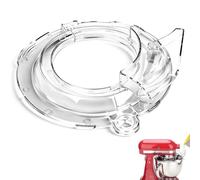Protection anti-éclaboussures transparente avec orifice de remplissage, cache anti-projections compatible avec robot pâtissier 4,5 et 5 quarts, accessoire de cuisine