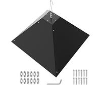 Protection Anti-Écureuils pour Mangeoire À Oiseaux - Accessoires De Protection en Métal pour Nourriture d'oiseaux - Bouclier Anti-Écureuils Accrochable pour Tronc d'arbre | pour Jardin Cour