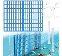 Protection Anti-Feuilles Pour Piscine Maille Fine Antirouille Empêchant Le | Grille Protectrice Pour Skimmer De Piscine Maison Gym Hôtel Jardin et Extérieur