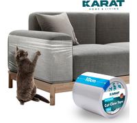 Protection anti-griffes pour chats Bande adhésive d'entraînement Protection de meubles transparente 15 m x 10 cm