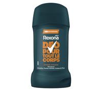 Protection anti-odeur complète pour tout le corps - REXONA MEN Déodorant Stick Amber Woods sans alcool, format 50 ml - Lot de 3