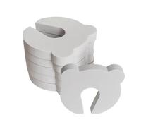 Protection anti-pincement de doigt de porte, en mousse souple en forme d'ours - Butée de porte anti-claquement, pour chambre à coucher, salle de bain, balcon, cuisine, maison, garderie, école