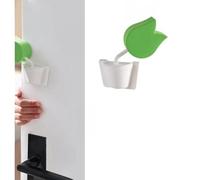 Protection anti-pincement de porte en mousse souple extra épaisse en forme de tulipe, dispositif de protection des doigts pour enfants et animaux domestiques, empêche les claquements de porte et les