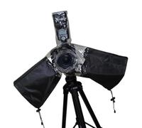 Protection Anti-Pluie pour Appareil Photo, Objectif, TPU Noir | Transparent, Ultra Flexible, Sable et Gravier, pour Conditions Difficiles, Caméra et Lentille
