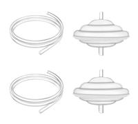 Protection anti-retour et tube compatibles avec les tire-lait Spectra S1 Spectra S2 Spectra 9 Plus, accessoires de rechange pour tire-lait Spectra, pièces non originales de pompe Spectra