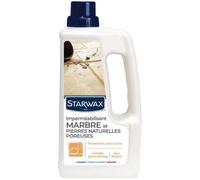 STARWAX - Imperméabilisant Marbre et Pierres Naturelles Poreuses - Protège et Imperméabilise - Efficace contre les Taches d’Eau, Graisse, Vinaigre - Fabriqué en France - 1L - 20m²