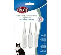 Protection anti-tiques et puces, Spot-On pour chat + de 8 mois-Trixie 3,000000