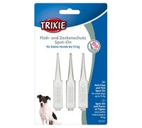 Protection anti-tiques et puces Spot-On pour chien jusqu'à 15 Kg - Trixie