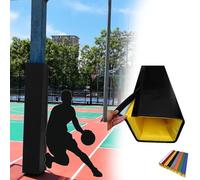 Protection anti-UV pour poteaux de basket-ball et de volley-ball - Coussin de protection antichoc pour poteaux carrés et poteaux de volley-ball, tapis enveloppant de 30 x 30 cm pour une sécu