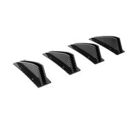 Protection Arrière Anti-Collision en Fibre Carbone - Bande, Lèvre, Spoiler, Diffuseur Et Splitter pour Pare-Chocs - Protection Anti-Rayures Voiture(Fibre de Carbone)