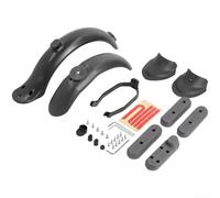 Protection arrière avec support de feu arrière pour Xiaomi M365 pour scooter professionnel utilisant du plastique ABS et un montage à base de fente pour plus de fiabilité (ensemble noir - non)