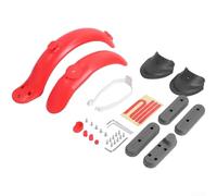 Protection arrière avec support de feu arrière pour Xiaomi M365 pour scooter professionnel utilisant du plastique ABS et un montage à base de fente pour plus de fiabilité (rouge - non)