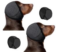 Protection auditive pour chien - Cagoule d'oreille avec atténuation du bruit, enveloppement élastique avec isolation acoustique, réglable, soins d'hiver pour chiens de petite, moyenne et grande taille
