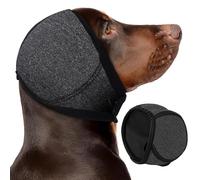 Protection auditive pour chiens - Cache-oreilles imperméables et antibruit en coton | Accessoire apaisant pour animaux de compagnie dans les tempêtes fusées, voyages bruyants, réglable pour chiens