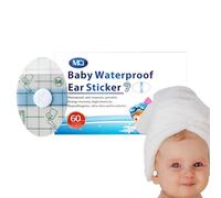 Protection auditive pour douche - Cache-oreilles pour oreilles de douche - Avec ruban adhésif pour oreilles de natation - 60 UD