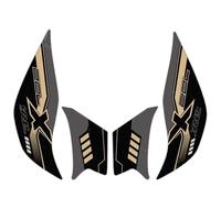 Protection Autocollant Autocollants de protection pour réservoir d'essence latéral de moto pour Benelli TRK702X (TRK702 TRK 702 X 702X) Moto Protége Réservoir(Couleur 4)