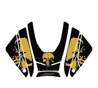 Protection Autocollante Pour Réservoir D'essence Moto Pour QJMOTOR SRV600 Traction(Color27)