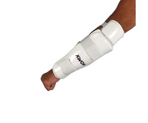 protection avant bras + coude blanc de Kwon - Blanc, M