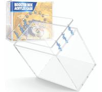 Protection Booster Pokémon Acrylique avec Aimants N52 - Boîte Pokémon UV 99% Transparente, Résistante et Empilable