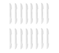 Protection Bord de Porte Barre Protection Transparente Anti-Collision pour Porte Voiture Autocollants Bande des Bords Latéraux 2 À 24 Pièces(16Pcs)