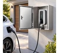 Protection Borne De Recharge, Montage Verrouillable, Boîte De Protection | Armoire de protection à dos ouvert pour station de recharge de véhicule électrique et boîtier de compteur électrique