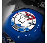 Protection bouchon essence résine 3D compatible avec Honda AFRICA TWIN CRF 1100 L 2024 On Line Style GP-1018 (Glare White (Tricolor))