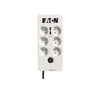 Eaton Multiprise Protection Box - 6 prises + USB - 2500 W - Blanc