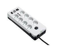 Eaton Multiprise parafoudre Protection Box 8 prises + 2 USB 2500 W Blanc