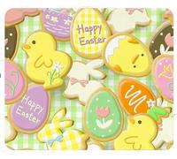 Protection Bureau Adorables Poussins rigolos en Biscuits de Pâques Tapis