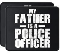 Protection Bureau Mon père est Policier sous-Main Travail 25x30CM