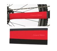 Protection cadre Lizard Skins Chainstay Jumbo Rouge