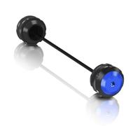 Protection cadre moto Compatible Avec Yamaha Pour YZF-R3 2015-2024 Curseurs Fourche Roue Avant Arrière Moto Capuchon Protection Contre Les Chocs(Blue,Rear)