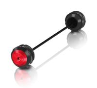 Protection cadre moto Compatible Avec Yamaha Pour YZF-R3 2015-2024 Curseurs Fourche Roue Avant Arrière Moto Capuchon Protection Contre Les Chocs(Red,Front)