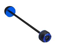 Protection cadre moto Pour CBR600RR 2005 2006 2007 2008 2009 2010 2011 2012 2013 2014 2015 Moto Modifiée Avant Arrière Essieu Fourche Crash Sliders Roue Protecteur(Blue,Front Wheel)