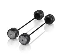 Protection cadre moto Pour Tenere 700 2019-2024 Pour MT-09 Pour FZ-09 2014-2024 Pour FJ-09 2015-2019 Curseurs Fourche D'essieu Roue Avant Arrière De Moto Capuchon Protection Antichute(Metallic)