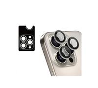 imoshion Lot de 2 protections d'objectif de caméra pour Apple iPhone 16 Pro / 16 Pro Max - Natural / Titanium