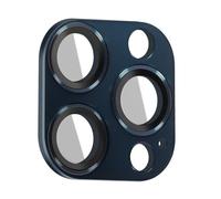 Enkay Verre Caméra pour iPhone 15 Pro et 15 Pro Max Cadre Alliage Aluminium Bleu nuit