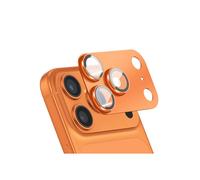 Protection Caméra - PANZER GLASS - PicturePerfect - iPhone 17 Pro - Cadre aluminium orange - Verre haute transparence