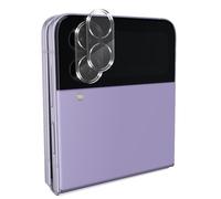 PHONILLICO Protection Caméra pour Samsung Galaxy Z Flip 4 [Lot de 2] Verre Trempé Lentille Appareil Photo Arrière Film Protection Anti Rayure