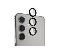 Protection Caméra pour Galaxy S24 Aluminium Ring Lens Antichoc Noir transparent