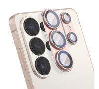 Protection Caméra pour Galaxy S26 Ultra en Verre Trempé Anti-rayures Rose